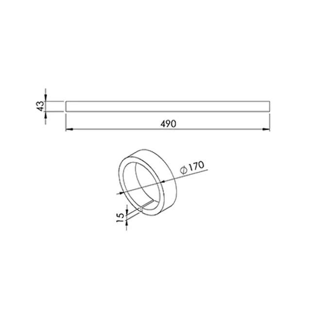 Europlast filtr do SPK2 - F490x43 (2 sztuki)