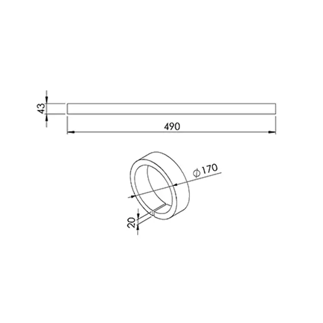 Europlast filtr G4 do SPK2 - F490x43 G4 (2 sztuki)