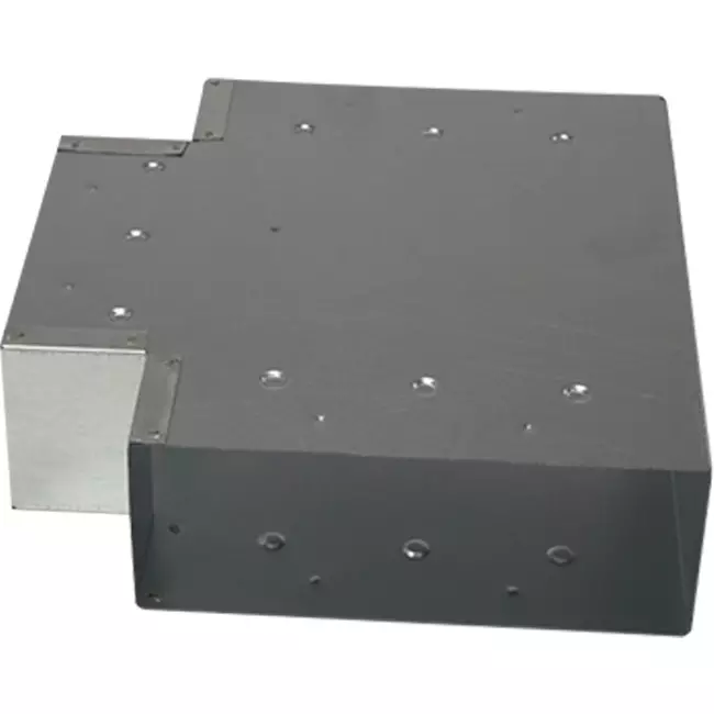 Trójnik (kątowy) 90 stopni 170x80 mm - 170x80 mm do rury spalinowej
