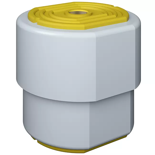 Zestaw wibracyjny ClimaConnect 1.2 niebieski/żółty, ze sprężyną, dla urządzeń do 80 KG