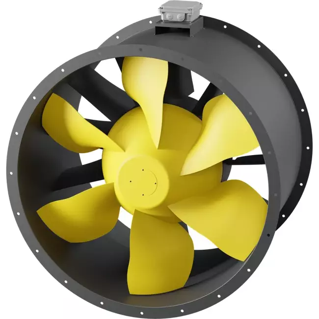 Osiowy 1120 mm kanałowy wentylator spalin F300- AL 1120 D6 F3 02 CFG