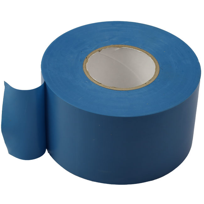 Taśma PVC niebieska o szerokości 50 mm - rolka 33 m