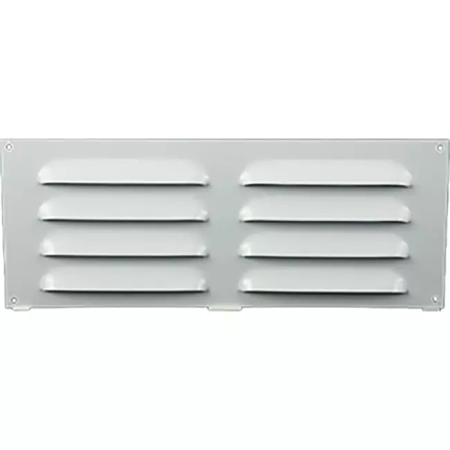 Kratka wentylacyjna metalowa prostokątna 260x105 biała - MR26105