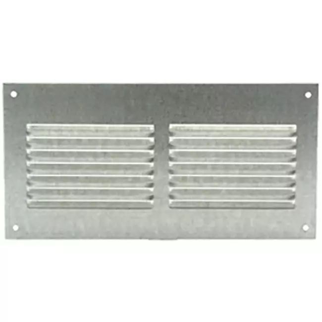 Kratka wentylacyjna metalowa prostokątna 200x100 cynkowa - MR2010ZN