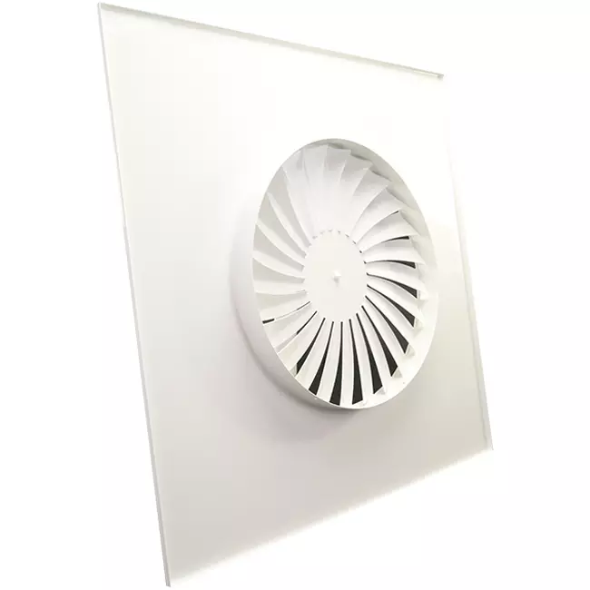 Stały nawiewnik wirowy 600 mm kwadratowy - SWS600 RAL9010
