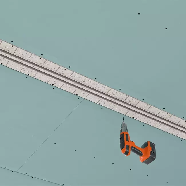 Bezramkowy nawiewnik szczelinowy Ergovent 1050 mm o średnicy przyłącza 125 mm - klimatyzacja - 2 szczeliny