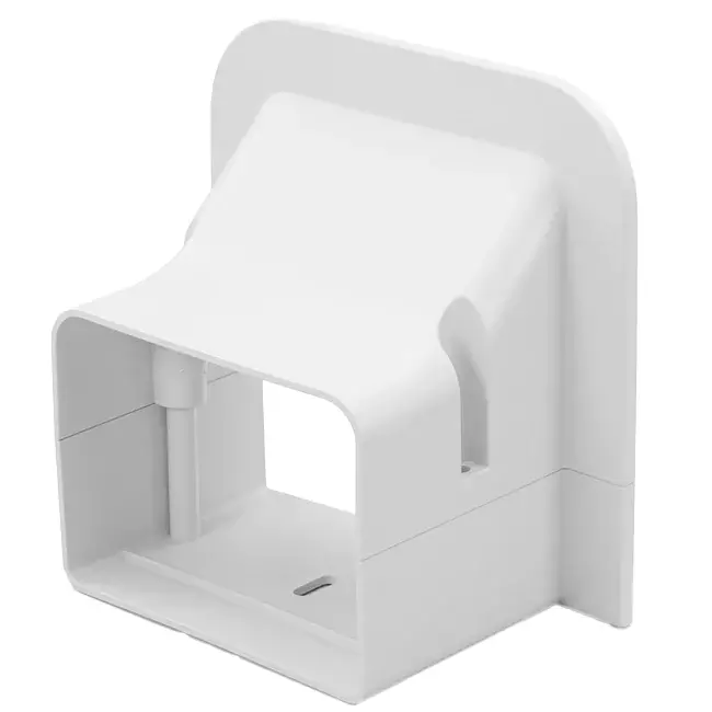 Rozeta ścienna ClimaConnect do kanału montażowego 100 mm - RAL 9010