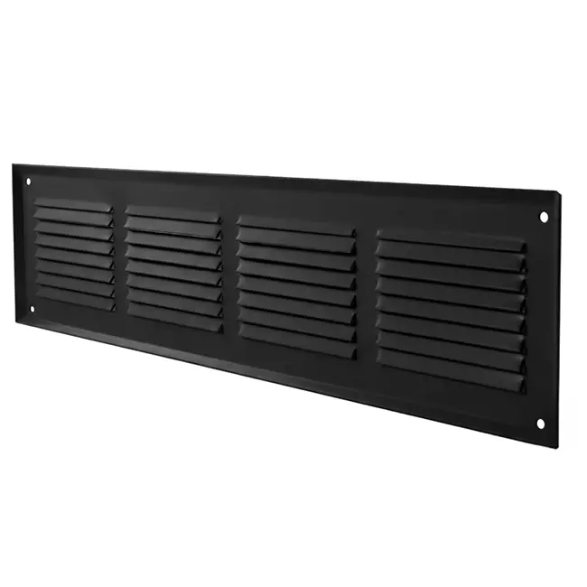 Nawiewnik ścienny 400x100mm aluminium - RAL9005 30% połysk