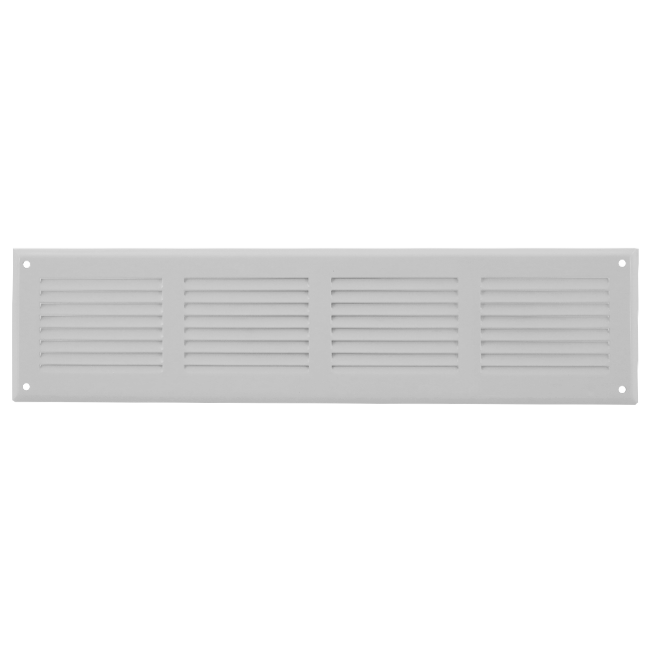 Kratka ścienna 300x100mm aluminium - RAL9016