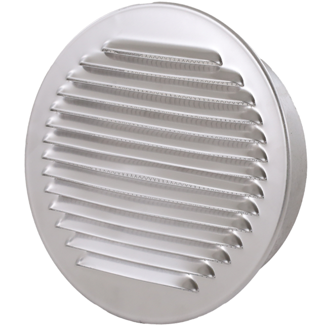 Kratka wentylacyjna okrągła 80 mm aluminium - EL-A-R80 ALU