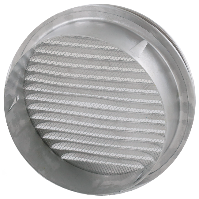 Kratka wentylacyjna okrągła 80 mm aluminium - EL-A-R80 ALU