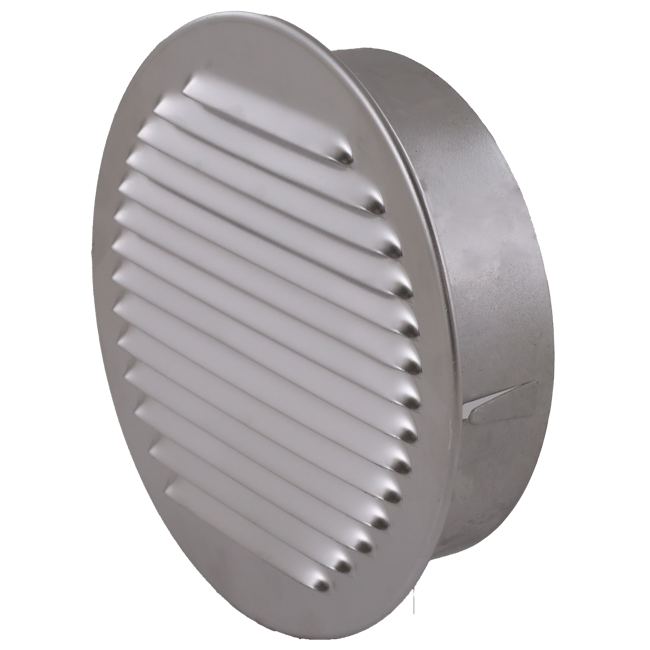 Kratka wentylacyjna okrągła 80 mm aluminium - EL-A-R80 ALU