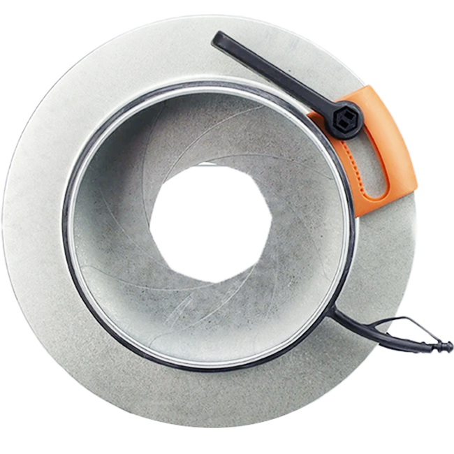 Zawór irysowy 160 mm - stal nierdzewna 316L - IRIS160