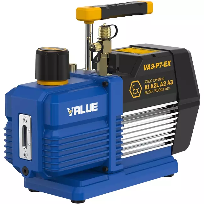 Dwustopniowa pompa próżniowa Value ATEX R290/R600