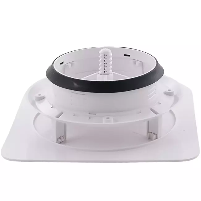 Zawór ClimaConnect Design kwadratowy Ø 125 mm – biały