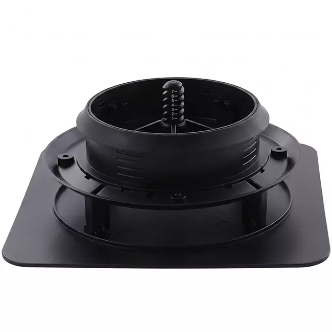 Zawór ClimaConnect Design kwadratowy Ø 125 mm – czarny