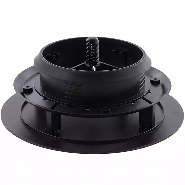 Zawór ClimaConnect Design okrągły, Ø 125 mm – czarny
