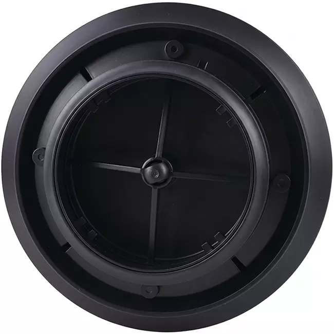 Zawór ClimaConnect Design okrągły, Ø 125 mm – czarny