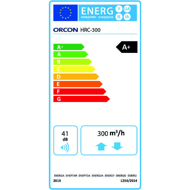 Orcon HRC-300 MaxComfort DN160 – 300 m³/h