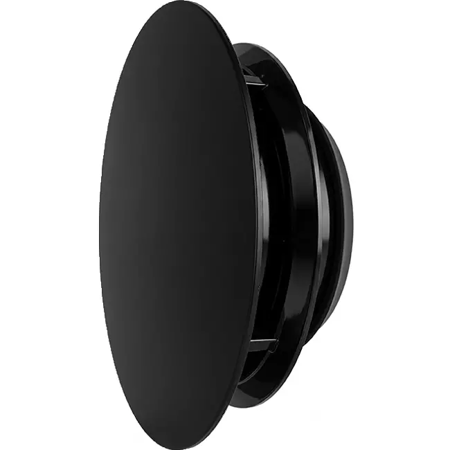 Zawór ClimaConnect Design okrągły, Ø 125 mm – czarny
