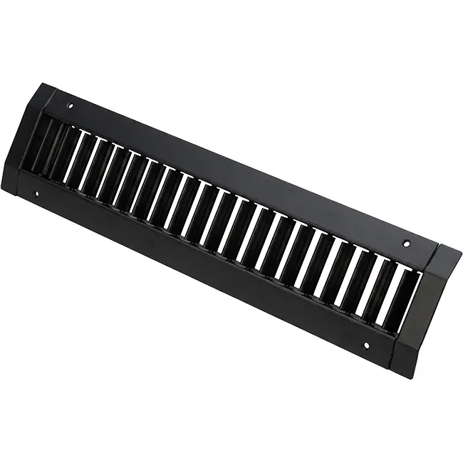 Kratka kanałowa ClimaConnect z pojedynczą regulacją, 1025 x 125 mm, do rur o średnicy od 315 do 900 mm – RAL 9005