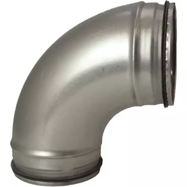 Kolano spiralne okrągłe 90° Ø 180 mm do przewodu spiralnego