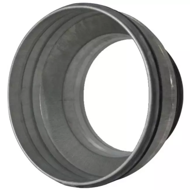 Redukcja od Ø 200 mm do Ø 125 mm do przewodu spiralnego