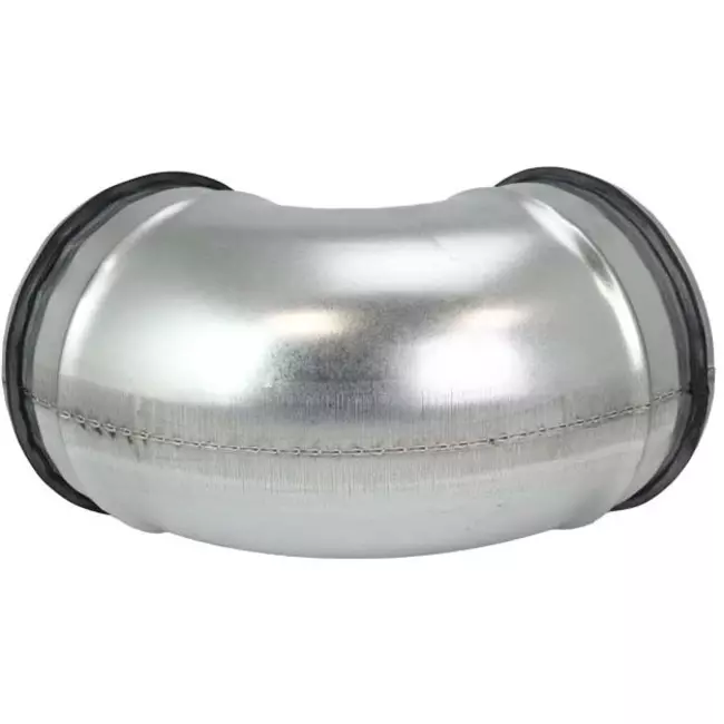 Kolano spiralne okrągłe krótkie 90° Ø 80 mm do przewodu spiralnego