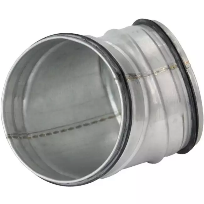 Kolano spiralne okrągłe krótkie 45° Ø 125 mm do przewodu spiralnego