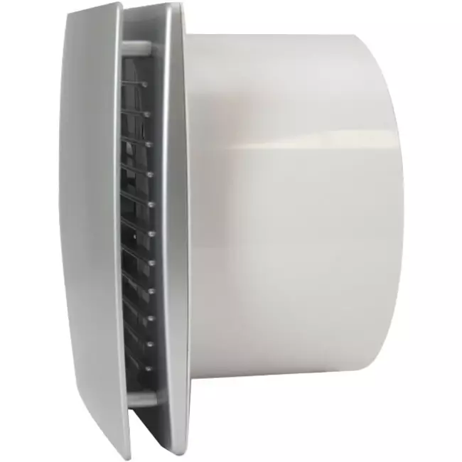 Wentylator łazienkowy Ø 150 mm srebrny - Design T150S