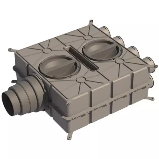 Uniwersalna skrzynka rozdzielcza Ubbink DBOX - 8 przyłączy