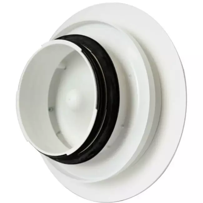 Vent-Axia UniflexPlus+ RVG 125 mm duży kontrolowany anemostat – biały