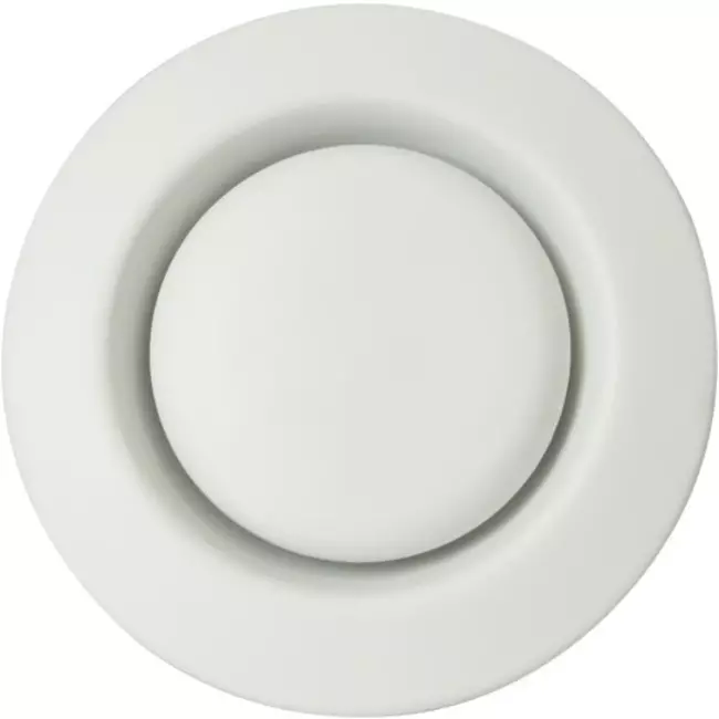 Zawór wyciągowy Zehnder z tworzywa sztucznego 125 mm, kość słoniowa - STC 100/125