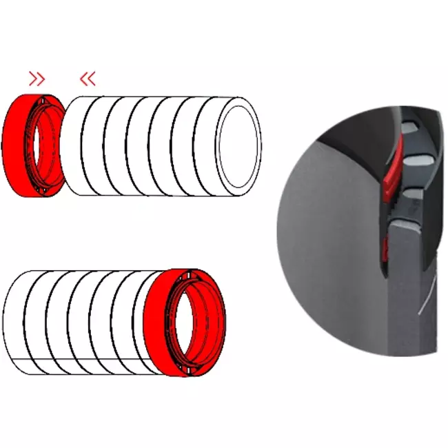 Łącznik do izolowanej rury o średnicy 160 mm