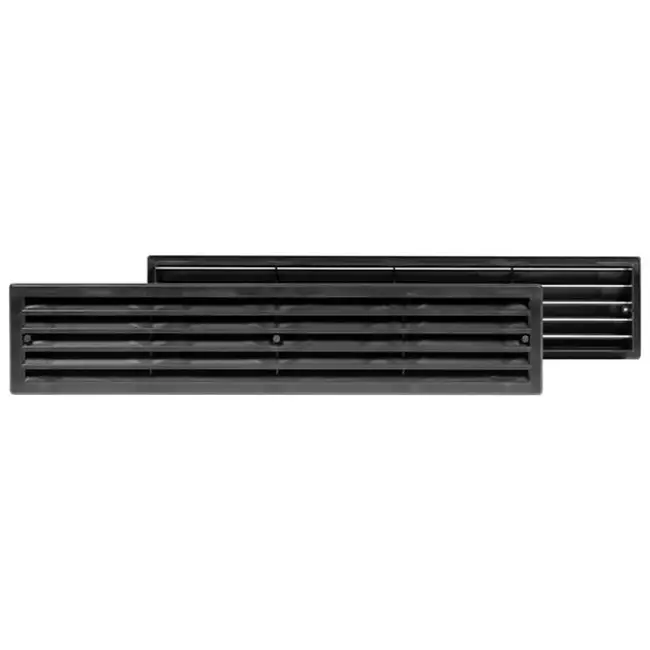 Kratka drzwiowa 450x92 mm czarna - VR459M