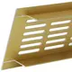 Listwa przypodłogowa aluminiowa - złota L=400mm x H=80mm -RA840G