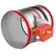 Klapa przeciwpożarowa okrągła 630 mm z przyłączem końcowym - E-FDC40 D630RS