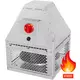 Wylot spalin z wentylatora dachowego poziomy - DHN 355 D4 F4 30