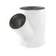 Trójnik Spiro 160 mm średnica 100 mm (45 stopni) (ocynkowany) RAL9010