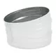 Kolanko Spiro 180 mm 15 stopni (ocynkowane) RAL9010