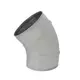 Kolanko Spiro 250 mm 45 stopni (ocynkowane) RAL7035