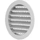 Aluminiowa zewnętrzna kratka ścienna Ø 80mm - MRA80