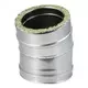 DW średnica 130 mm (130/180) kolano 15 gr I316L/I304 (D0,5/0,6)
