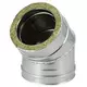 DW średnica 180 mm (180/230) kolano 45 gr I316L/I304 (D0,5/0,6)