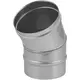 Kanał oddymiający  Ø 250 mm RVS enkelwandige kolano 30°