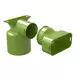 Adapter wentylacyjny Ubbink Air Excellent 55SC 125 1x90°