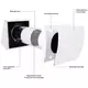 Zdecentralizowana WTW HRU ścienna Ø150 z 60 m³/h - HRU-WALL-150-60-PEG