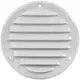 Kratka wentylacyjna metalowa okrągła 125mm biała - MR125 - RAL9016