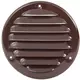 Kratka wentylacyjna metalowa okrągła 100 mm brązowa - MR100B – RAL8016