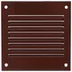 Kratka metalowa 100x100mm brązowa - MR1010B